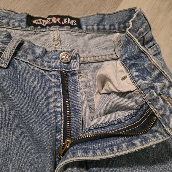 Vintage Anti Basic X Jeans Classic Blue Denim Jeans Sz 31 - Picture 15 of 16
